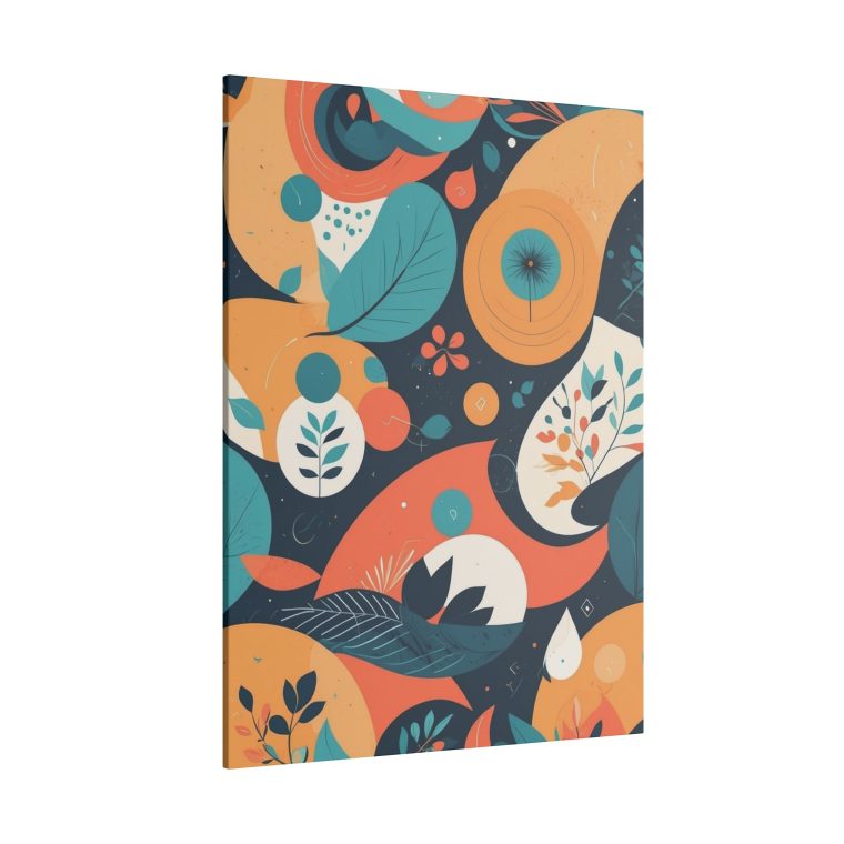 Botanical Abstract Wall Art Modern Nature-Inspired Design - Image 6