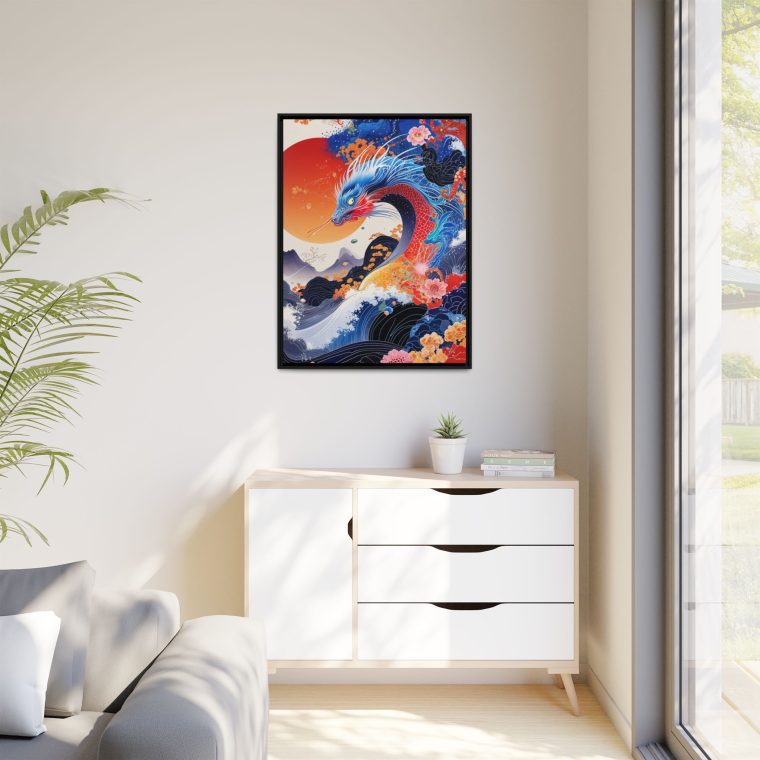 Exclusive Japanese Dragon Canvas Print - Image 15