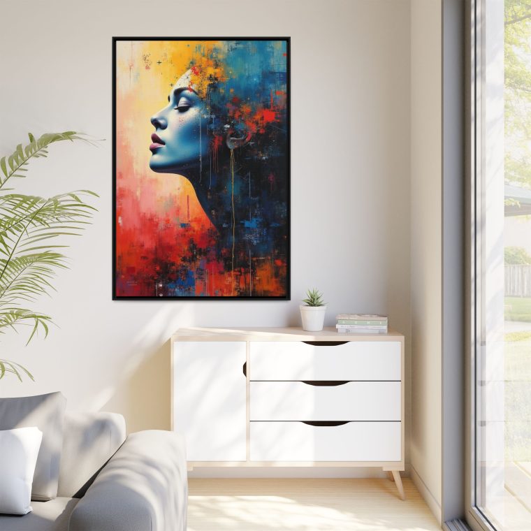 Abstract Face Canvas Prints Modern Art Design - Image 15