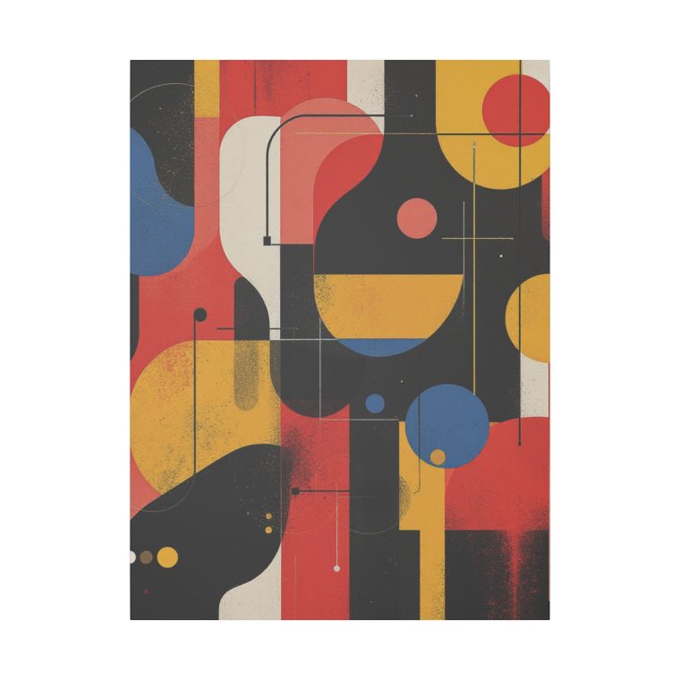 Dynamic Harmony Bold Shapes and Vibrant Colors - Image 13