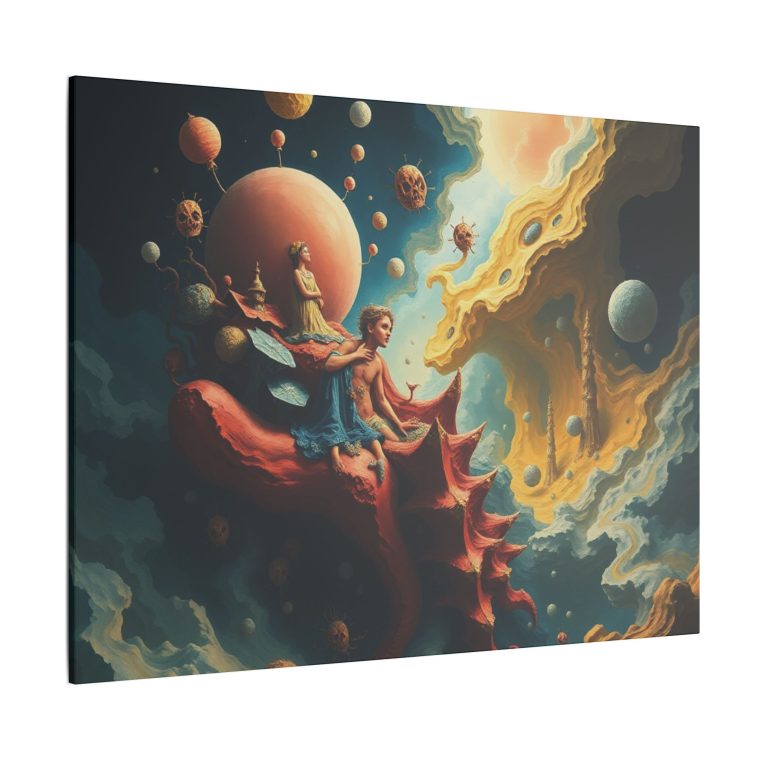 Surreal Fantasy Artwork Dreamlike Realms and Ethereal Cosmic Elements - Image 10