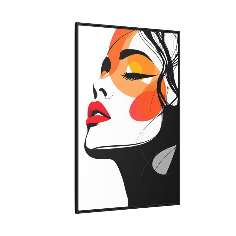 Abstract Face Canvas Wall Art – Perfect Gift for Art Lovers - Image 2