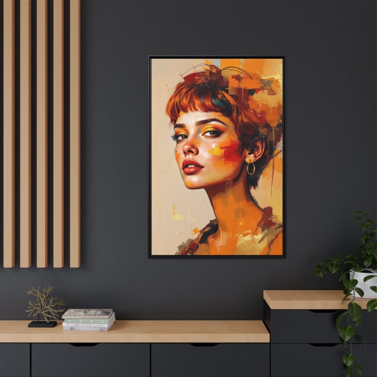 Neutral Boho Face Art Print - Modern Bohemian Wall Decor - Image 12