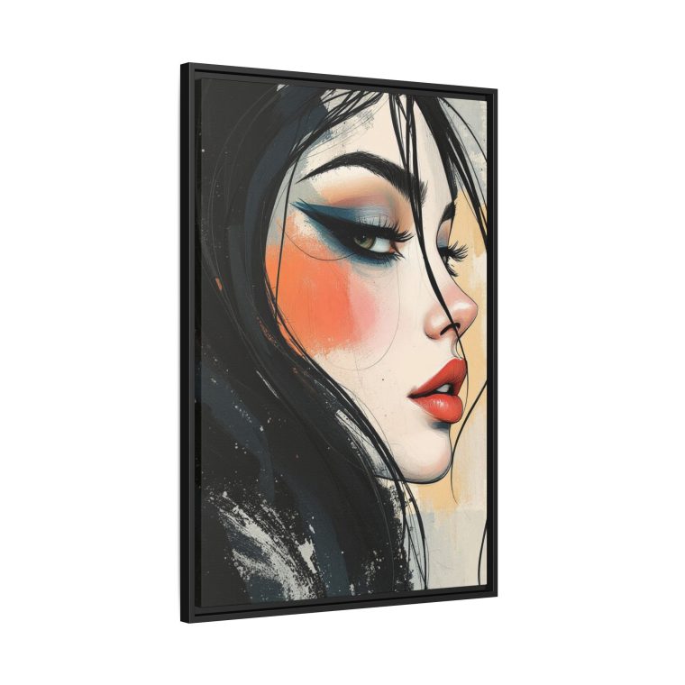 Bohemian Face Line Drawing - Natural Beige Wall Decor - Image 6