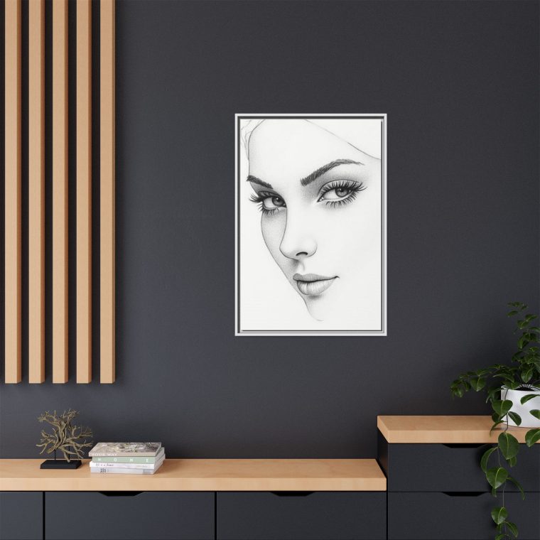 Abstract Line Art Face Wall Décor Perfect for Modern Interiors - Image 16