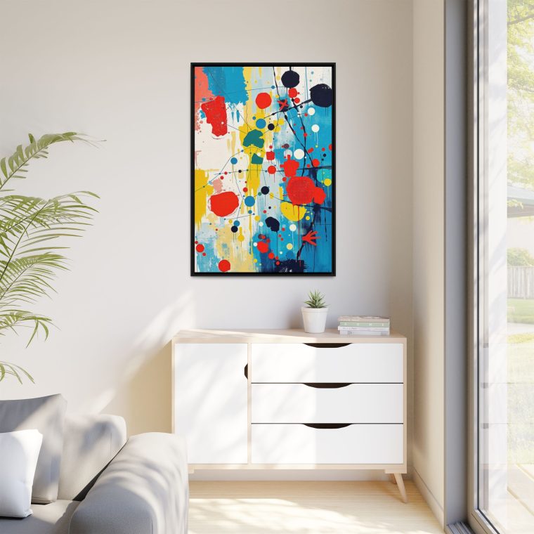 Abstract Kitchen Canvas Print Modern Dining Decor - Image 11