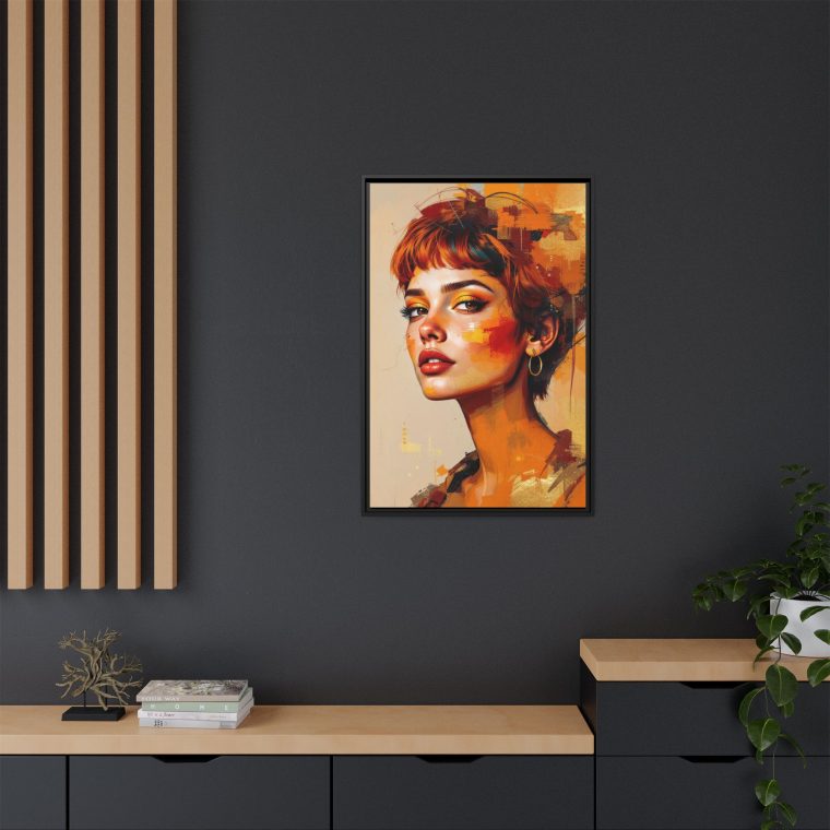 Neutral Boho Face Art Print - Modern Bohemian Wall Decor - Image 8