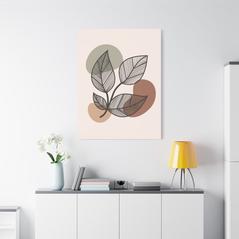 Boho Floral Matte Canvas, Stretched, 1.25" - Image 4