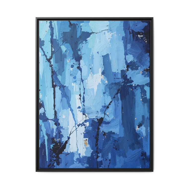 Tranquil Elegance: Blue Lace Stone-Inspired Wall Art for a Serene Home - Image 5
