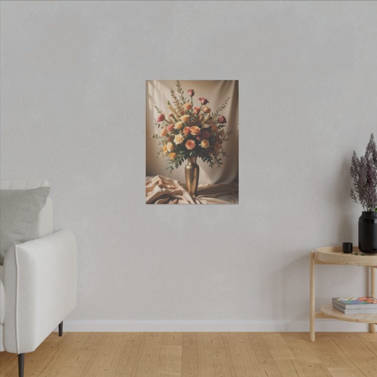 Vivid Blooms and Soft Lighting: A Boho Vintage Painting - Image 11