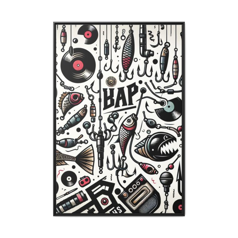 Rap Bait Art featuring a bold graffiti-inspired design with dynamic urban aesthetics.