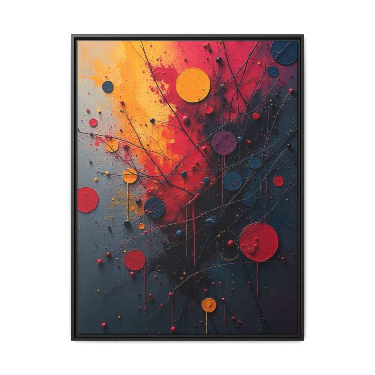 Boho Abstract Canvas Print | Modern Bohemian Wall Art - Image 5