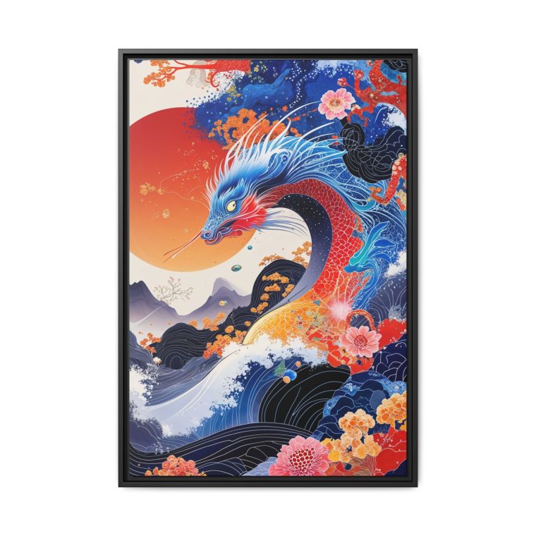 Exclusive Japanese Dragon Canvas Print - Image 5