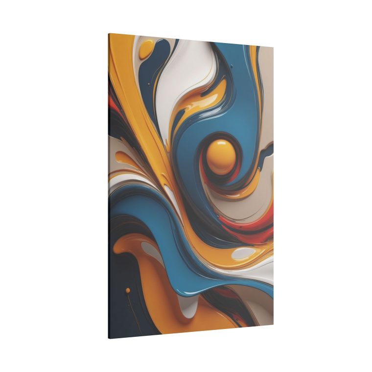 Flowing Harmony Modern Abstract Oil Art for Contemporary Interiors - Image 10