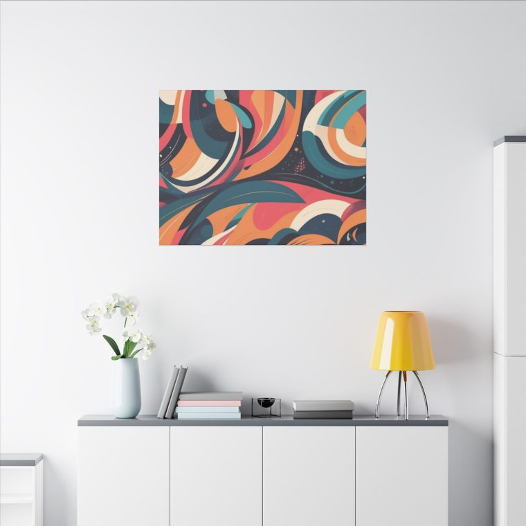 Dynamic Curves Modern Abstract Wall Art Pattern - Image 32