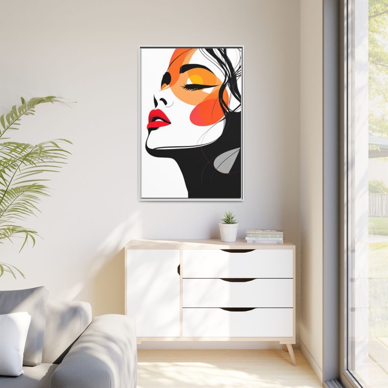 Abstract Face Canvas Wall Art – Perfect Gift for Art Lovers - Image 27