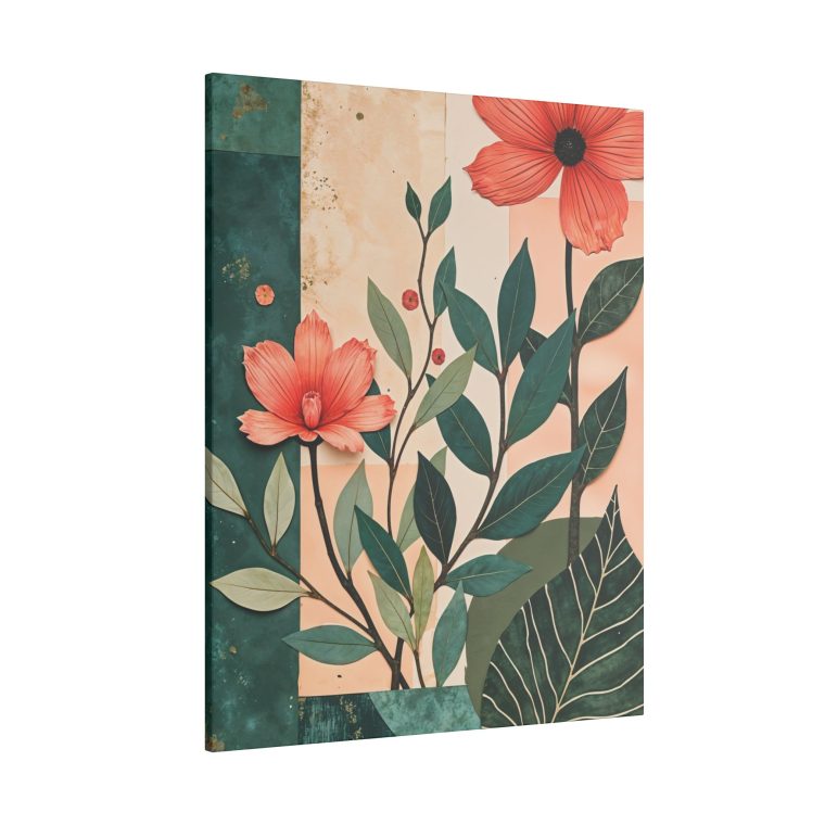 Flower Collage With Paper Cut Outs - Image 22
