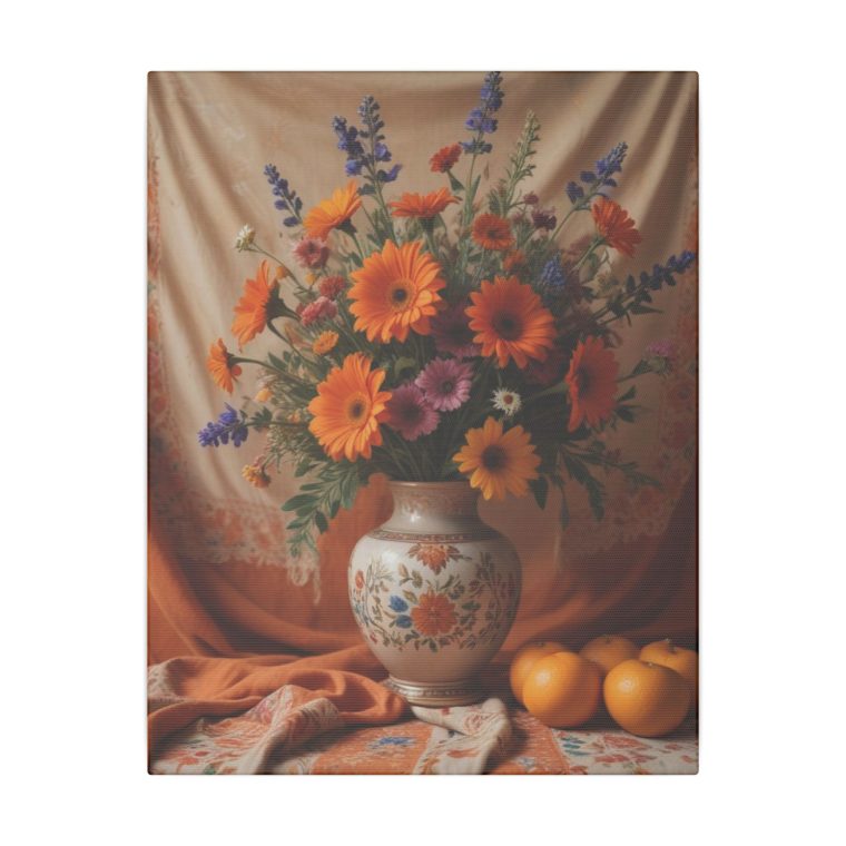 Modern Craft in a Vintage Frame Boho Floral Art - Image 5