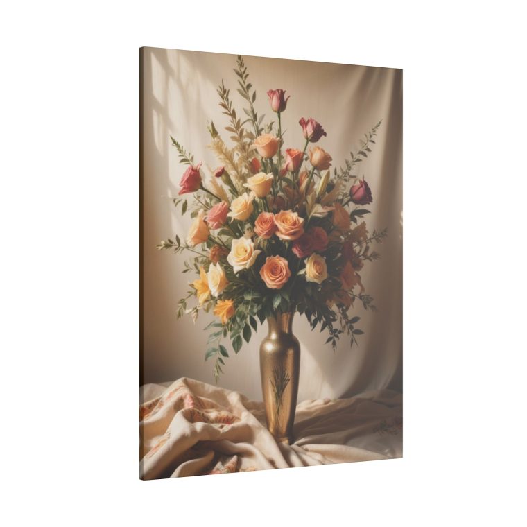Vivid Blooms and Soft Lighting: A Boho Vintage Painting - Image 10