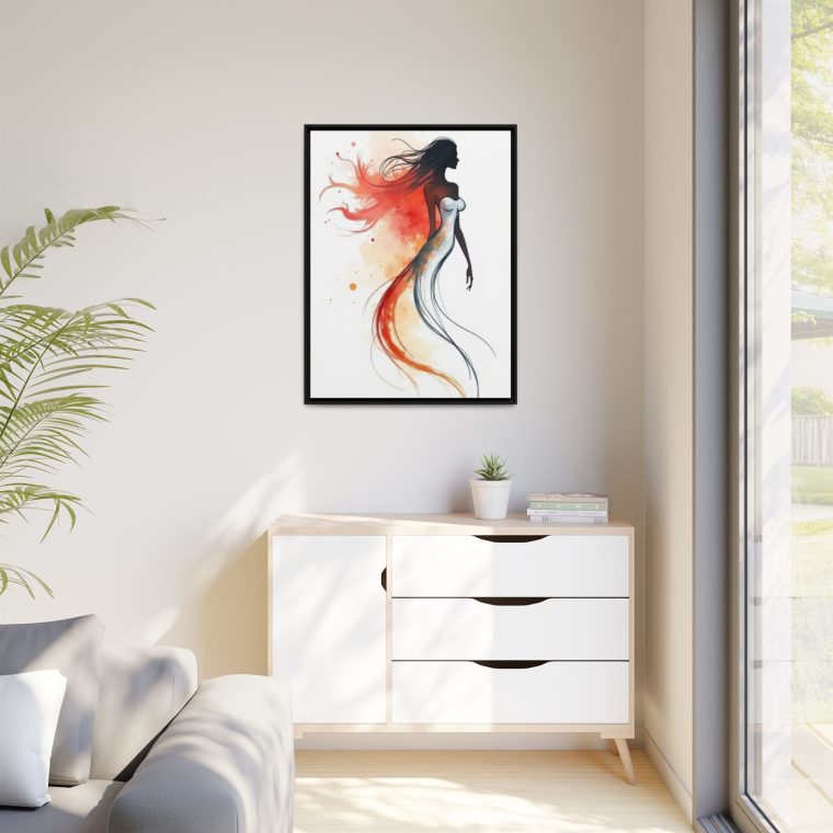 Elegance in Simplicity Minimalist Female Profile Art - Image 15