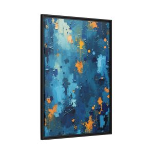 Blue Lace Stone Vibes Modern Wall Art to Infuse Peace and Style