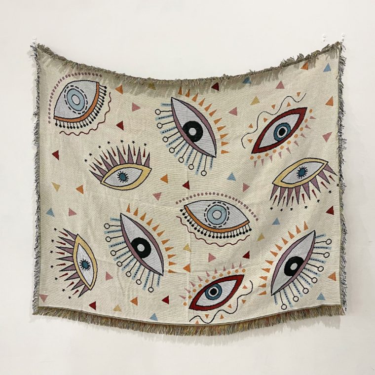 Boho Sofa Blanket Tapestry, Bohemian Blanket - Image 2