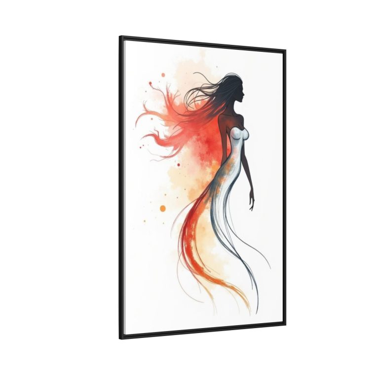 Elegance in Simplicity Minimalist Female Profile Art - Image 30