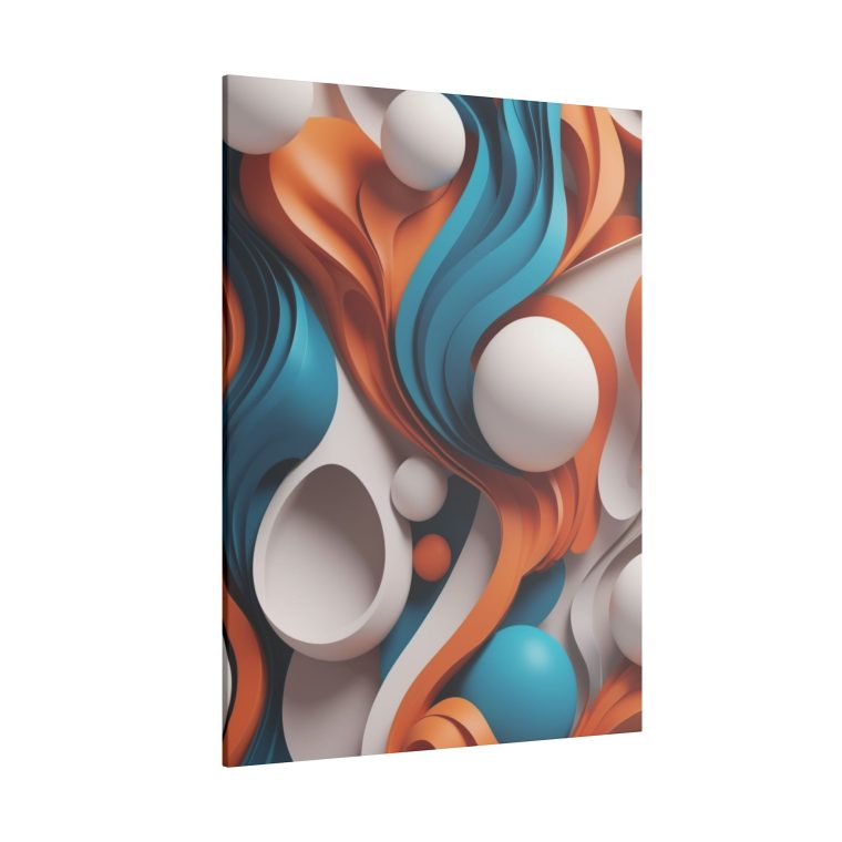 Flowing Dimensions Abstract 3D Wall Art - Image 6