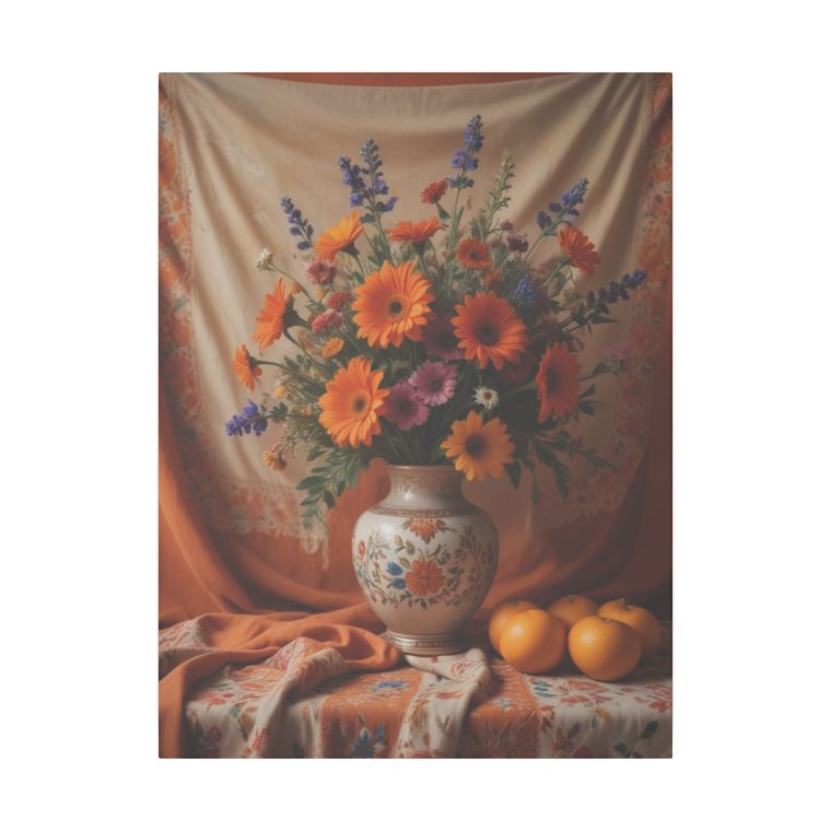 Modern Craft in a Vintage Frame Boho Floral Art - Image 21