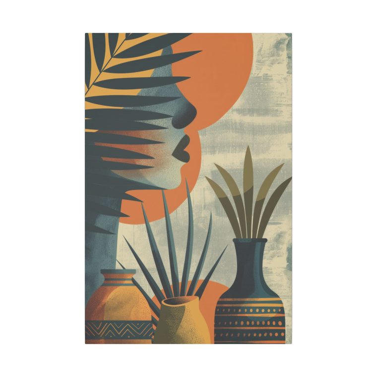 Pottery in Pixels A Digital Art Canvas Masterpiece - Image 5