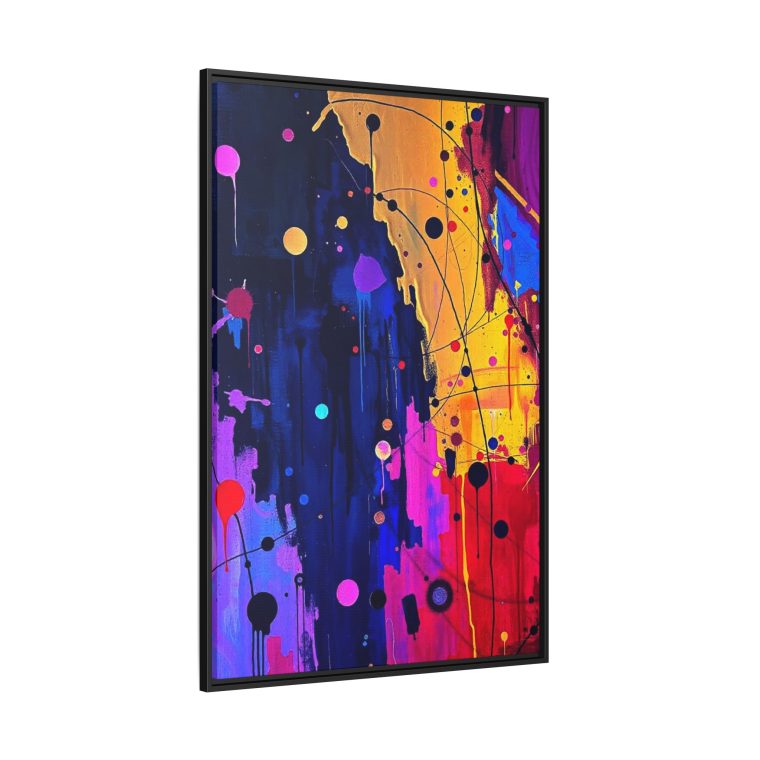 Abstract Hallway Wall Art Long Canvas Print - Image 2