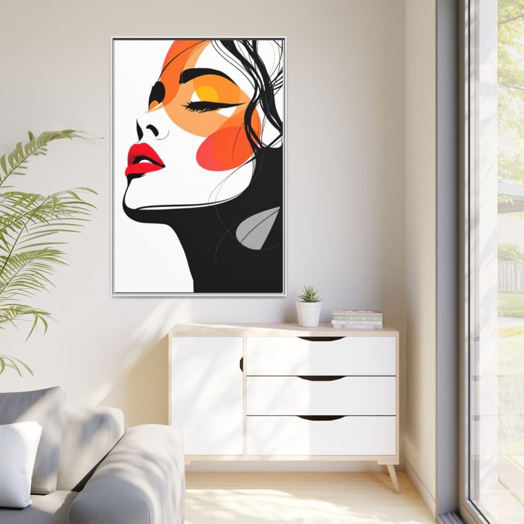 Abstract Face Canvas Wall Art – Perfect Gift for Art Lovers - Image 31