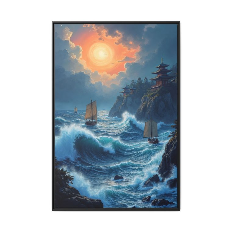 Japanese Great Wave Canvas Print Large Wall Art