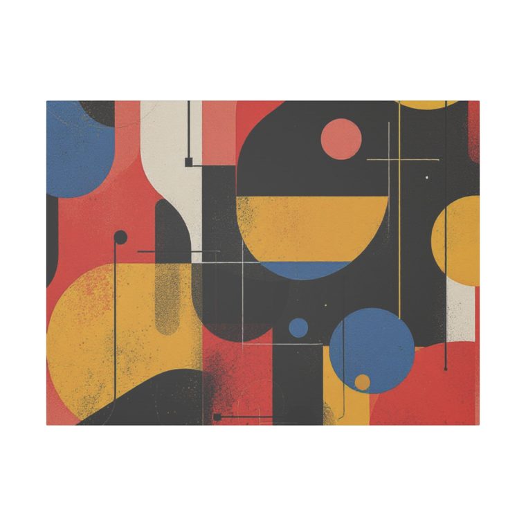 Dynamic Harmony Bold Shapes and Vibrant Colors - Image 9