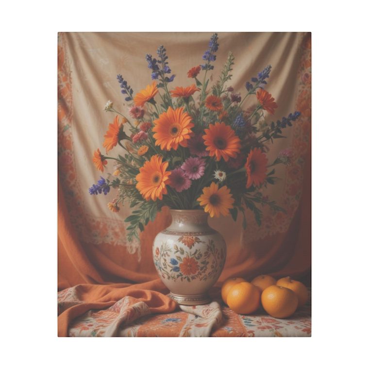 Modern Craft in a Vintage Frame Boho Floral Art - Image 37
