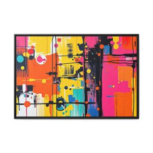 Abstract Study Room Wall Art Focus-Enhancing Design