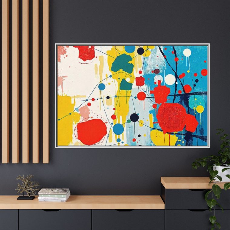 Abstract Kitchen Canvas Print Modern Dining Decor - Image 52