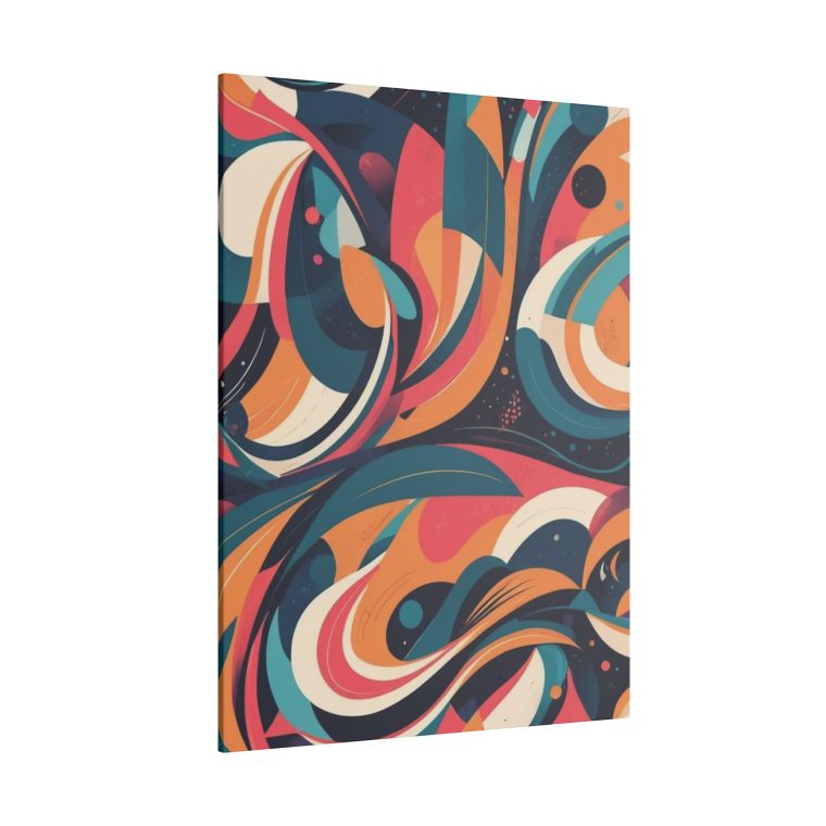 Dynamic Curves Modern Abstract Wall Art Pattern - Image 14