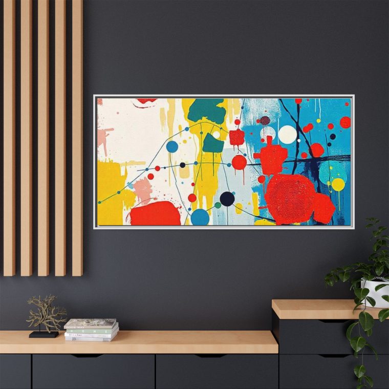 Abstract Kitchen Canvas Print Modern Dining Decor - Image 36