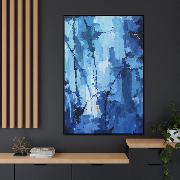 Tranquil Elegance: Blue Lace Stone-Inspired Wall Art for a Serene Home - Image 12