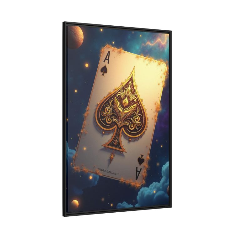 Golden Ace of Cosmic Dust Big Canvas Prints - Image 6