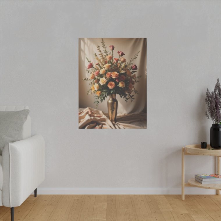 Vivid Blooms and Soft Lighting: A Boho Vintage Painting - Image 15