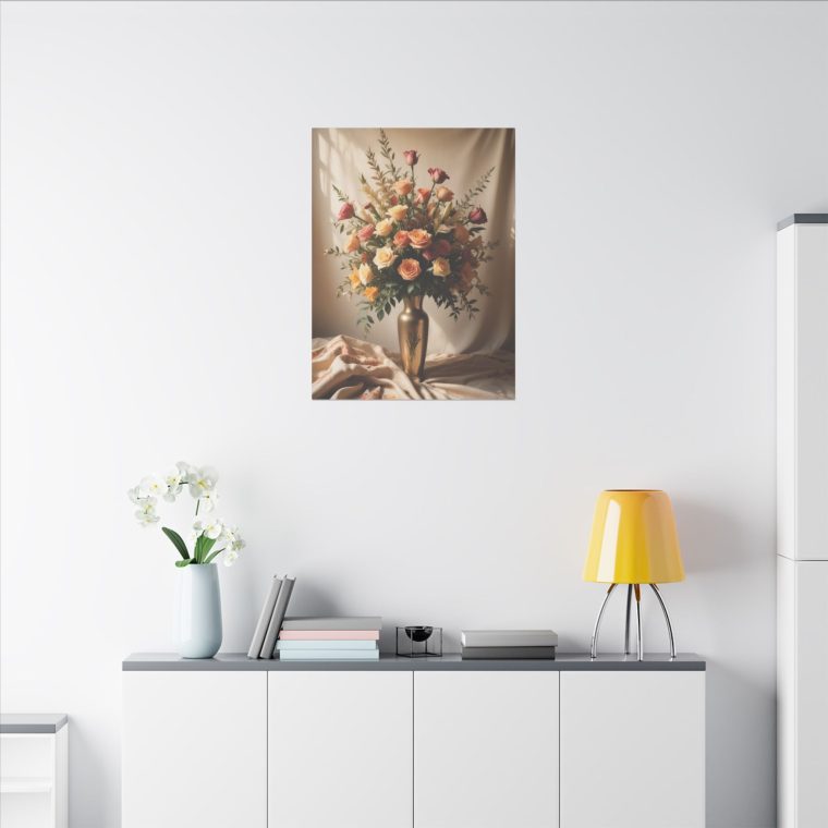 Vivid Blooms and Soft Lighting: A Boho Vintage Painting - Image 16