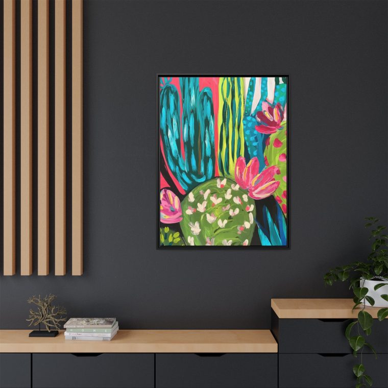 Maximalist Cactus Floral Abstract Art for Modern Spaces - Image 12