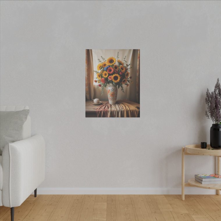 Vintage Simplicity Boho Vase of Flowers in Art - Image 15