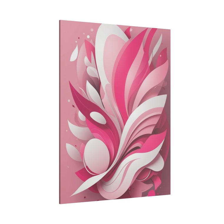 Blooming Abstraction Dynamic Pink Layers and Sculpted Forms - Image 14
