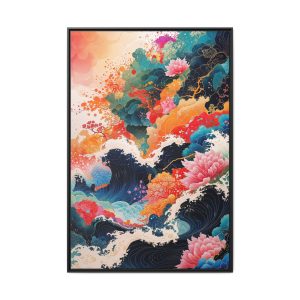 Premium Japanese Cherry Blossom Canvas Print Wall Art