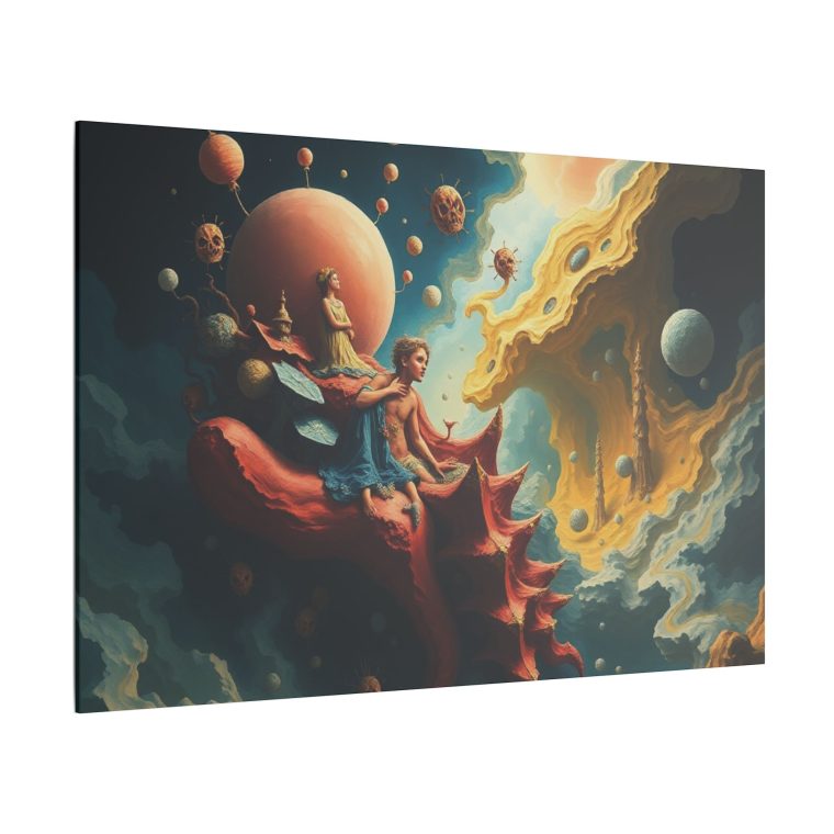 Surreal Fantasy Artwork Dreamlike Realms and Ethereal Cosmic Elements - Image 22