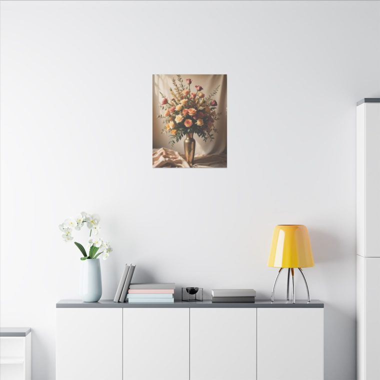 Vivid Blooms and Soft Lighting: A Boho Vintage Painting - Image 20