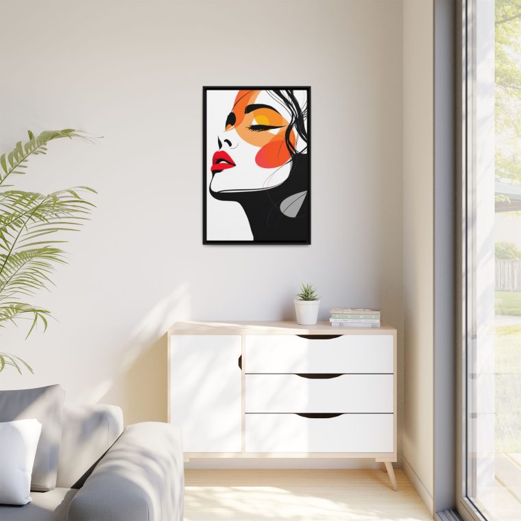 Abstract Face Canvas Wall Art – Perfect Gift for Art Lovers - Image 7